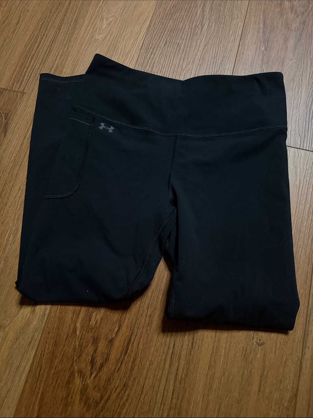 Under Armour Black Womens' High-Waist Performance Leggings with Pocket